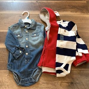 Baby gap 24 month bundle. Chambray onesies